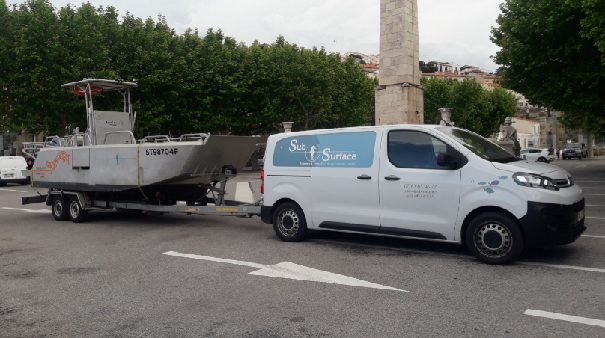 L'Acartia en transport, projection metropole et outre-mer